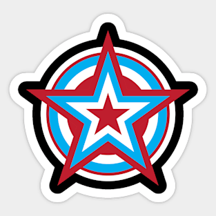 Badge Dark Background Sticker